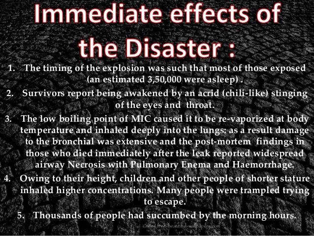 short essay on bhopal gas tragedy